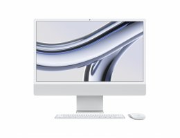 Apple iMac 24/ 23,5"/ 4480 x 2520/ M3/ 8GB/ 256GB SSD/ M3/ Sonoma/ Silver/ 1R  (MQR93SL/A)