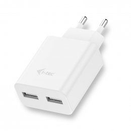 i-tec USB Power Charger 2 Port 2.4A White  (CHARGER2A4W)