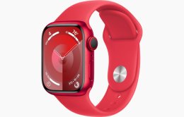 Apple Watch S9 Cell/ 41mm/ PRODUCT RED/ Sport Band/ PRODUCT RED/ -M/ L  (MRY83QC/A)