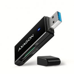 AXAGON CRE-S2N, USB-A 3.2 Gen 1 - SUPERSPEED čtečka karet, 2-slot & lun SD/ microSD, podpora UHS-I