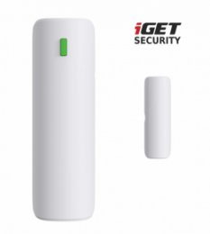 iGET SECURITY EP4 - bezdrátový magnetický senzor pro dveře/ okna pro alarm M5, výdrž batt. až 5 let  (75020604)