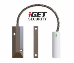 iGET SECURITY EP21 - senzor na železné dveře/ okna/ vrata pro alarm M5, výdrž baterie až 5 let  (75020621)