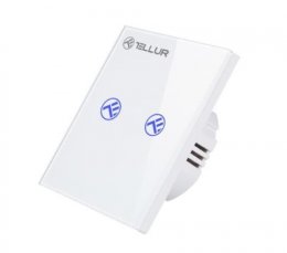 Tellur WiFi Smart Spínač, 2 porty, 1800W, 10A bílý  (TLL331491)