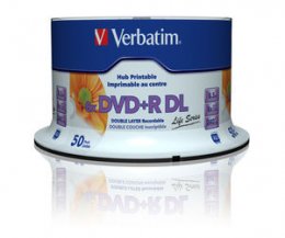 VERBATIM DVD+R DL (8xPrintable, 8,5GB), 50 cake  (97693)