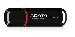 ADATA UV150/ 64GB/ USB 3.1/ USB-A/ Černá  (AUV150-64G-RBK)
