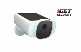 iGET SECURITY EP29 White - WiFi solární bateriová FullHD kamera, IP66, samostatná i pro alarm M5  (75020629)