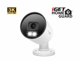 iGET HGPRO858 - CCTV 3K kamera, SMART detekce, IP66, zvuk, IR noční přísvit 40m, LED přísvit 30m  (75020561)