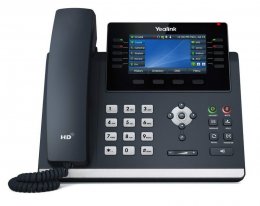 Yealink SIP-T46U SIP telefon, PoE, 4,3" 480x272 LCD, 27 prog.tl.,2xUSB, Gig  (SIP-T46U)