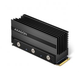 AXAGON CLR-M2XL, hliníkový pasivní chladič pro jedno i oboustranný M.2 SSD disk, výška 36 mm  (CLR-M2XL)