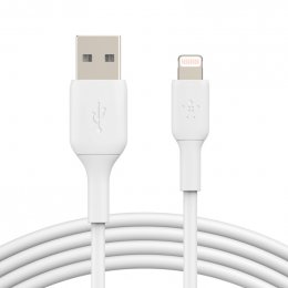 BELKIN kabel USB-A - Lightning, 1m, bílý  (CAA001bt1MWH)