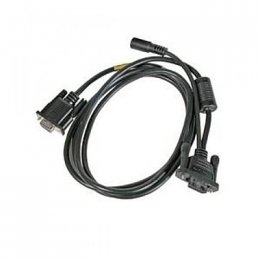 Cable: RS232, black, DB9, 5V, 2.9m (9.5’) straight, External IO  (52-52562-3-FR)