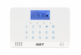 iGET SECURITY M3B - bezdrátový GSM alarm CZ, zasílá SMS/ telefonuje,záložní baterie 8 hod,aplikace CZ  (75020106)