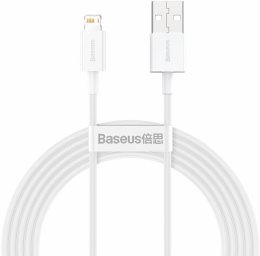 Baseus CALYS-C02 Superior Fast Charging Kabel Lightning 2.4A 2m White  (6953156205468)