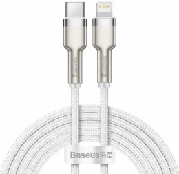Baseus Datový kabel Cafule USB-C/ Lightning PD 20W 2m bílý  (6953156202115)