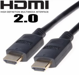 PremiumCord HDMI 2.0 High Speed+Ethernet, zlacené konk., 3m  (kphdm2-3)