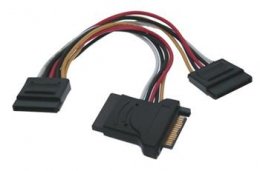 PremiumCord Napájecí kabel k HDD Serial ATA 3xF/ 1xM 16cm  (kfsa-8)