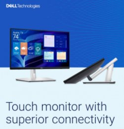 24" LCD Dell P2424HT Touch 5ms/ 16:9/ mat/ USB-C/ repr  (210-BHSK)