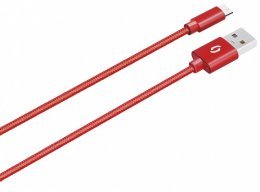 ALIGATOR PREMIUM 2A kabel, Micro USB 50cm, červený  (DATKP36)