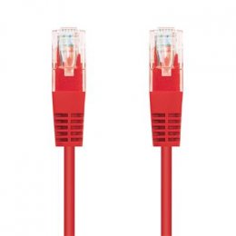 Kabel C-TECH patchcord Cat5e, UTP, červený, 2m  (CB-PP5-2R)