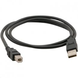 C-TECH USB A-B 1,8m 2.0, černý  (CB-USB2AB-18-B)