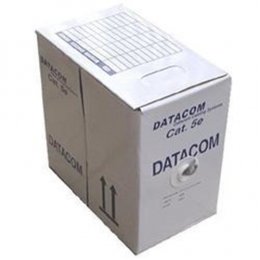 DATACOM  UTP flex,Cat5e PVC,šedý,100m,lanko  (1369)