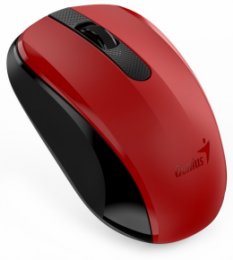 Genius NX-8008s/ Kancelářská/ Optická/ Bezdrátová USB/ Červená  (31030028401)