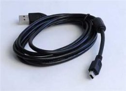 Kabel USB A-MINI 5PM 2.0 1,8m HQ s ferrit. jádrem  (CCF-USB2-AM5P-6)