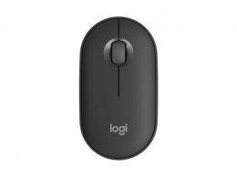 Logitech Pebble Mouse 2 M350s/ Cestovní/ Optická/ 4 000 DPI/ Bezdrátová Bluetooth/ Grafitová  (910-007015)