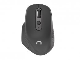 Natec optická myš FALCON/ Kancelářská/ Optická/ Pro praváky/ 3 200 DPI/ Bezdrátová Bluetooth/ Černá  (NMY-1610)