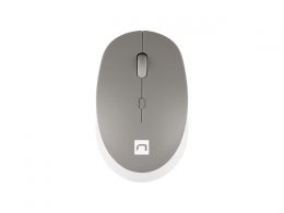 Natec optická myš HARRIER 2/ 1600 DPI/ Kancelářská/ Optická/ 1 600 DPI/ Bezdrátová Bluetooth/ Bílá-šedá  (NMY-1961)