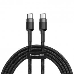 Baseus CATKLF-GG1 Cafule Kabel USB-C 60W 1m Gray/ Black  (6953156285200)