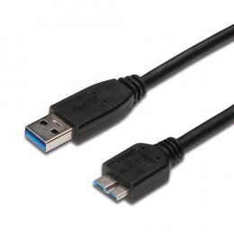 PremiumCord Kabel Micro USB 3.0 5Gbps USB A - Micro USB B, MM, 2m  (ku3ma2bk)