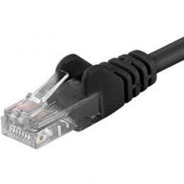 Patch kabel UTP RJ45-RJ45 level CAT6, 1,5m, černá  (sp6utp015C)
