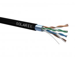 Instalační kabel Solarix CAT5E FTP PE Fca venkovní 100m/ box SXKD-5E-FTP-PE  (27724192)