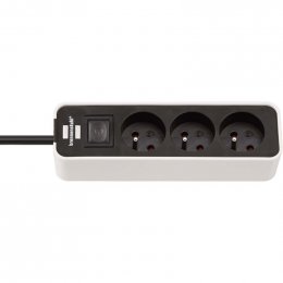 Ecolor zásuvka 3cestná (rozvodná krabice s vypínačem a 3,00 m kabelem) TYPE E 1153234320  (1153234320)