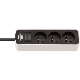 Ecolor socket 3-way (distribution box with switch and 5.00 m cable) TYPE E 1153234520  (1153234520)