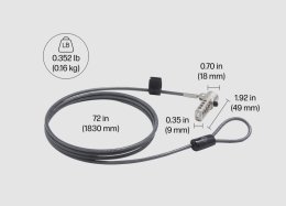 HP Nano Combination Cable Lock  (63B28AA)