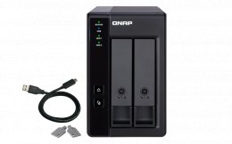 QNAP TR-002 rozšiřovací jednotka pro PC či QNAP NAS (2x SATA /  1x USB 3.1 typu C - Gen 2)  (TR-002)