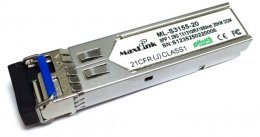 MaxLink 1.25G SFP optický modul, WDM(BiDi), SM, Tx 1310/ Rx1550nm, 3km, 1x LC konektor, DDM  (ML-S3155-3)