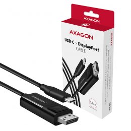 AXAGON RVC-DPC, USB-C -> DisplayPort redukce /  kabel 1.8m, 4K/ 60Hz