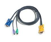 ATEN KVM sdružený kabel k CS-12xx,CL-10xx, PS2, 3m  (2L-5203P)