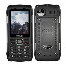 EVOLVEO StrongPhone H1, vodotěsný odolný Dual SIM telefon, černá-šedá  (SGP-H1-BG)