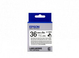 Epson Label Cartridge LK-7WBVS black on white cable tape, 36mm  (C53S657014)