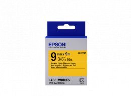 Epson Label Cartridge Pastel LK-3YBP Black/ Yellow 9mm (9m)  (C53S653002)