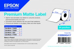 Premium Matte Label Cont.R, 51mm x 35m  (C33S045417)
