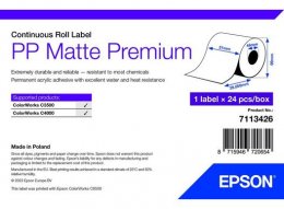 PP Matte Label Premium, Cont. Roll, 51mm x 29mm  (7113426)