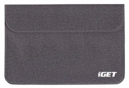 iGET iC10 - univerzální pouzdro do 10.1" pro tablety, s magnetickým uzavíráním - šedočerná  (84002645)