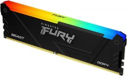 Kingston FURY Beast/ DDR4/ 32GB/ 2666MHz/ CL16/ 2x16GB/ RGB/ Black  (KF426C16BB12AK2/32)