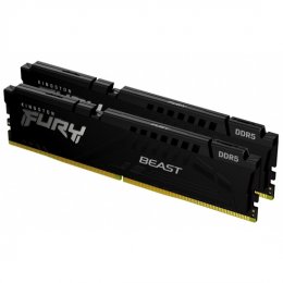 Kingston FURY Beast/ DDR5/ 32GB/ 5200MHz/ CL40/ 2x16GB/ Black  (KF552C40BBK2-32)