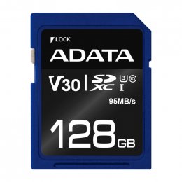 ADATA V30S/ SDXC/ 128GB/ UHS-I U3 /  Class 10  (ASDX128GUI3V30S-R)